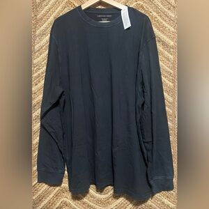 American Eagle Men's Standard Fit Black Long Sleeve,Sweater,Sweatshirt,3XL,NWT